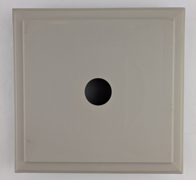 #ad Vinyl Siding Square Standard Mounting Block Universal Fit Light Tan 075 $15.88