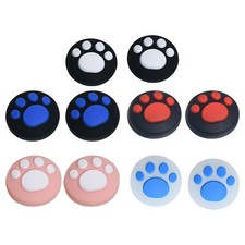 5 Pairs Cat Paw Thumb Grip Caps for Steam Deck Rocker Cap Handle Silicone Cap