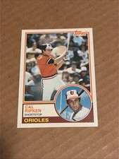 1983 Topps - Cal Ripken 163 Baltimore Orioles Nm-mint Sharp Centered