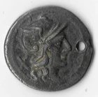 Roman Republic 211-207 BC Denarius Coin