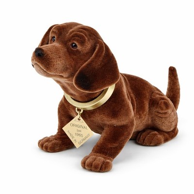 Original Wackeldackel Figur 19 cm Wackelkopfhund Dackel Wackelfigur fürs Auto