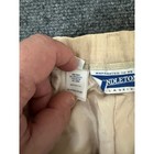 Tan VTG Pendleton Classic blazer trousers with black fabric, white label reading “Warranted to Be Made in U.S.A.”