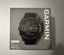 Image of Garmin Fenix 8 Solar Sapphire Edition 51mm Multisport GPS Smartwatch – Brand New