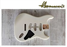 Strat 3 tlg. Erle/ Alder Body,  Finish Olympic White, Gewicht 1,8 kg
