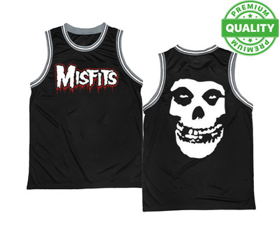 Misfits Band Big Face Baskerball Jersey 3D AOP Unisex S-6XL E2504