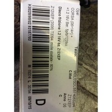Disque d'embrayage Opel CORSA