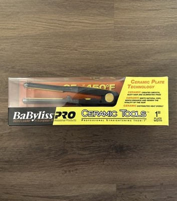 Brand New in Box Babyliss Pro Nano 1'' Ceramic 450º Flat Iron Model CT2555
