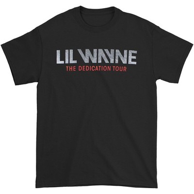 Men's Lil Wayne The Dedication Tour Slim Fit T-shirt X-Large black