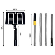 Adjustable Paint Shield Holder for Different Shield Types and Spray Angles