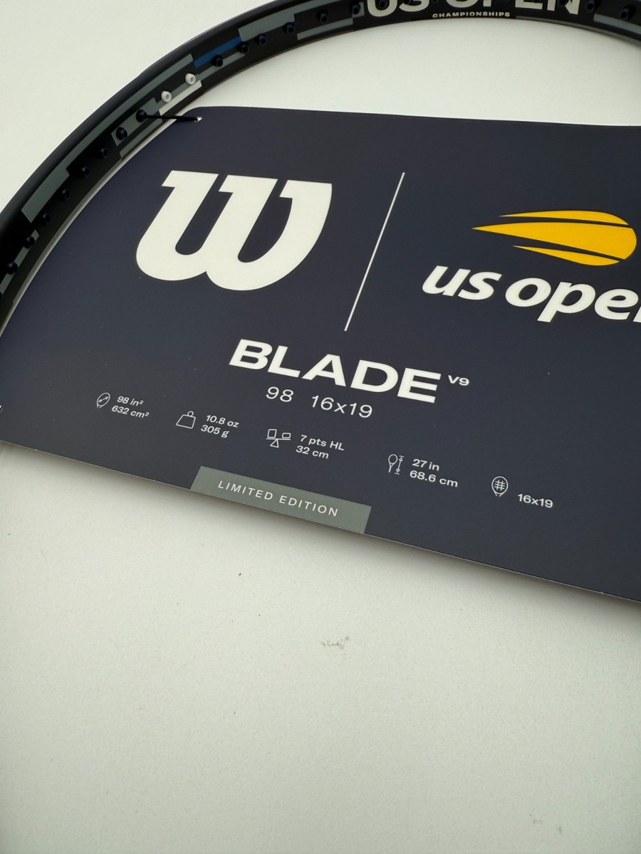 2025 Wilson Blade 98 V9 US Open *305g* 16x19 4-1/4 (New & 100