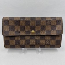 Louis Vuitton Damier Ebene Monogram Canvas Sarah Wallet