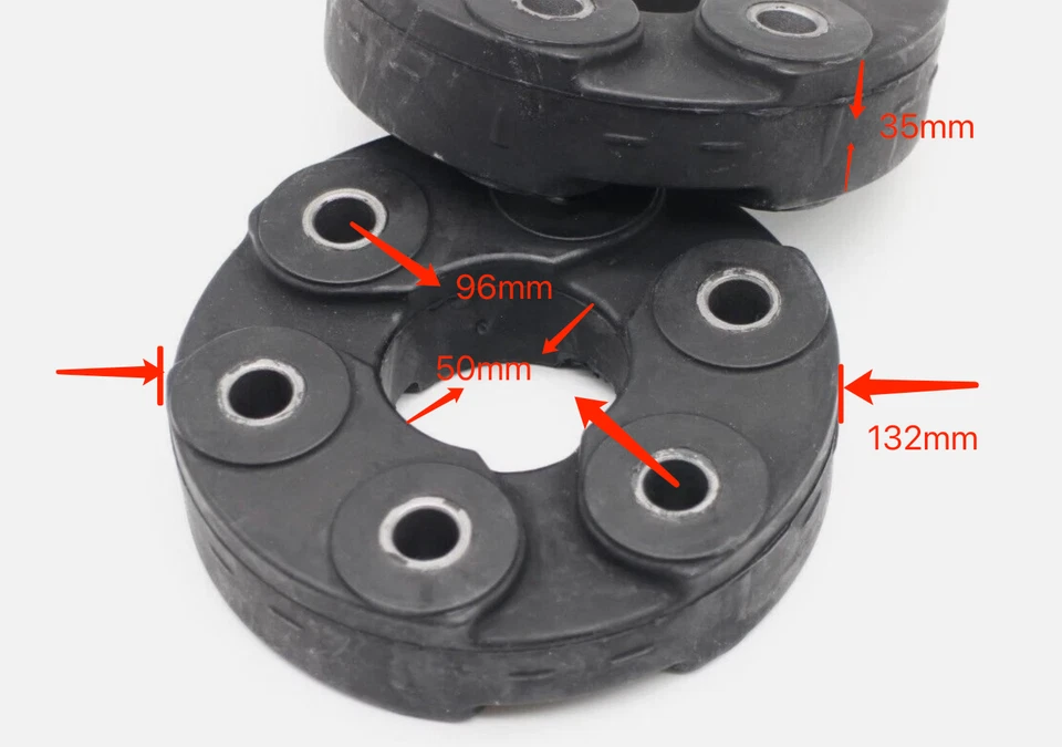 2X Eixo de transmissão junta flexível ajuste Pontiac GTO 2004 V8 5,7L - Imagem 3 de 3