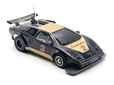 1991-92 TYCO Total Control Racing TCR Lamborghini Slot Car 6320 Slotless