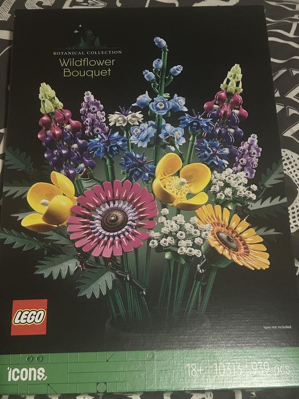 LEGO® Icons 10313 Wildflower Bouquet Adult Toy Floral Building Set