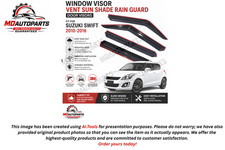 Window Visor Vent Sun Shade Rain Guard Door Visors For Suzuki Swift 2010-16