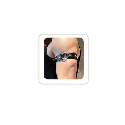 Punk Arm Cuff Jewely for Women Men Elastic Upper Arms Cuff 1pc-Leather arm