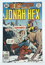 WEIRD WESTERN TALES # 38 JONAH HEX Signed JOSE LUIS GARCIA-LOPEZ DC Comics VF+