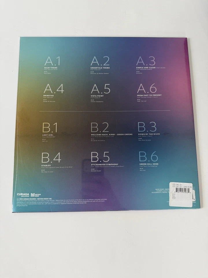 Video Game LoFi Curaga Records Sampler RSD 2025 Vinyl Record Store Day - Image 2 of 2