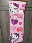 New Hello Kitty All Hearts Pink Plush 50" x 70" Throw Blanket With Tag & Hanger — photo 1
