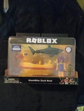 Roblox SharkBite Duck Boat Play Set New In Box W Sharkbite Swimmer