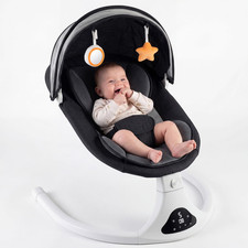 Electric Baby Swing for Infants to Toddler Portable Infant Swing with Remote Co
