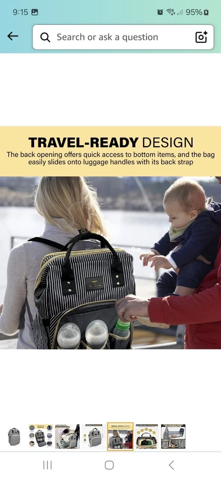 Bolso de bebé con función de cuna cambiante Foto 2 de 4