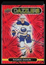 Rasmus Dahlin 2021-22 Upper Deck Dazzlers Red #DZ-7 Buffalo Sabres