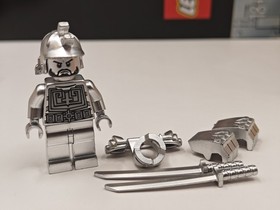 NEW Ninjago Karlof Custom Chrome Lego Minifigure 70756 Elemental Master of Metal