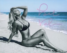 Carmella leah van dale (metallic 8x10) photo signed auto autographed WWE rare