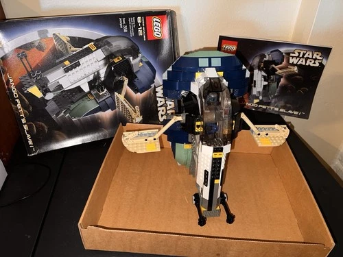 LEGO Star Wars ‘02 Jango Fett Slave I 7153 100% Complete w Minifigs, Manual, Box