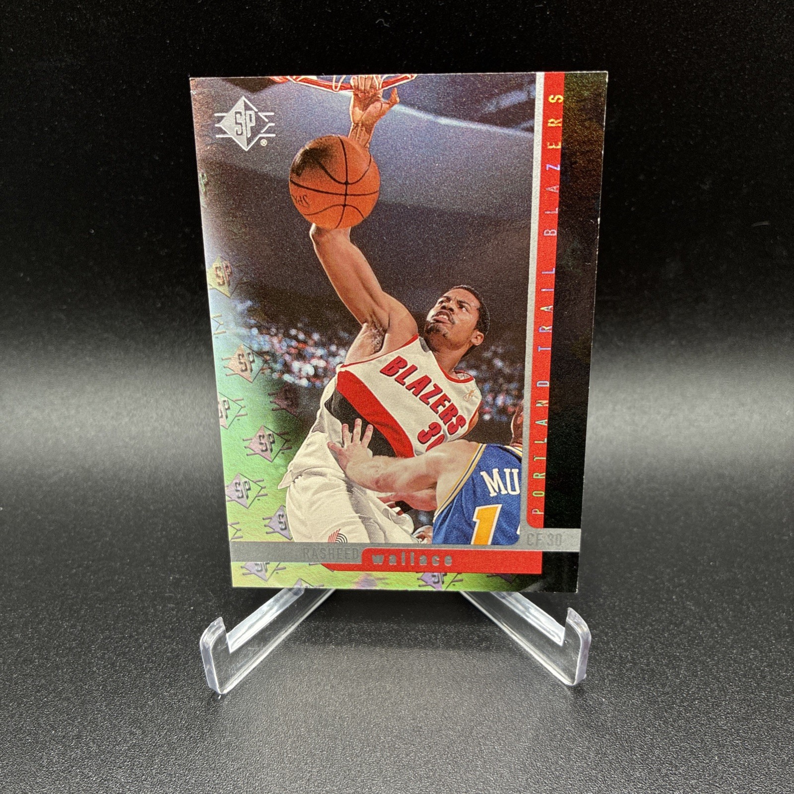 Rasheed Wallace 1996-97 SP #94 Portland Trail Blazers Basketball Card