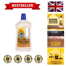5-in-1 Wood Floor Cleaner 1L - No Residue, Perfect for Sealed Floors 6.56 per litre