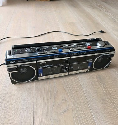 Aiwa CS-W660 Radio Ghettoblaster Stereo Kassettenrekorder Boombox Vintage