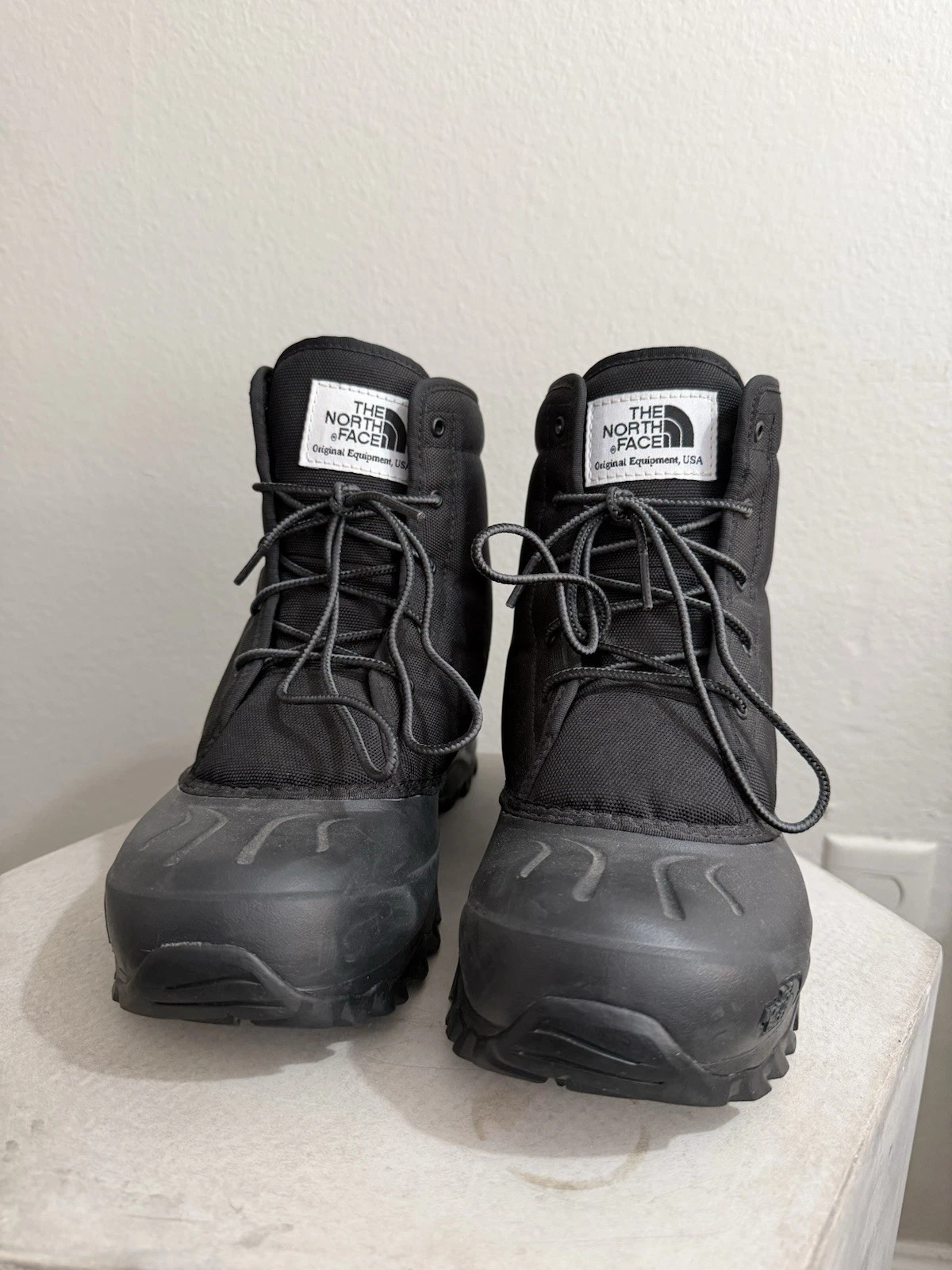 North Face Chilkat Boots Mens Size 7 Black Waterproof Winter Snow Shoes