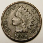 1896 Indian Head Cent VF-EF "Actual Coin Pictured"