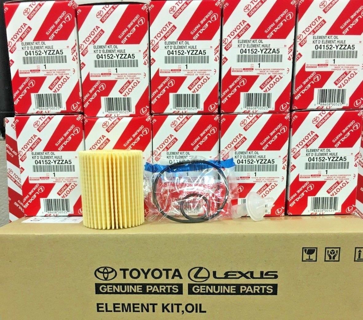 Filter Set Of (10) Genuine Oem 04152-yzza5