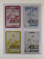 2025 Leaf Football Nation Aaron Anderson Printing Plate 1/1 Set Of 4 LSU Tigers