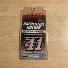 Daniel Suarez Stewart Haas Racing 2019 Nascar Ticket  #41 Schedule Card Holder