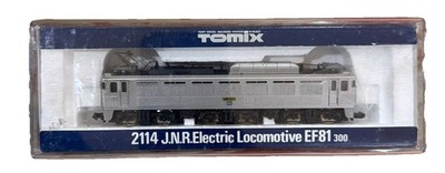 TOMIX N 2114 EF81 - JNR silberne Elektrolokomotive - beleuchtet - getestet