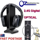 Artiste D1 2.4G Stereo HiFi Headphones Coax Optical for Watching TV