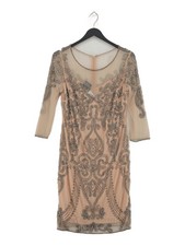 Pisarro Nights Bodycon Minikleid UK12 in Crem...