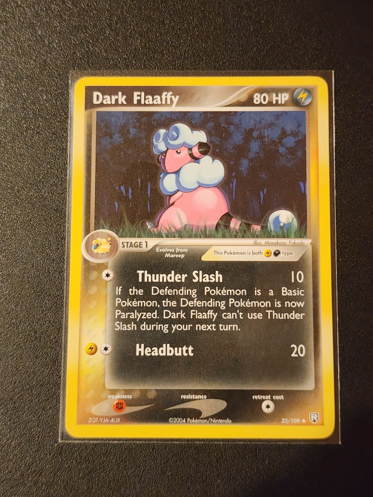 Pokémon TCG - Dark Flaaffy 33/109 Team Rocket Returns Regular - NM Card