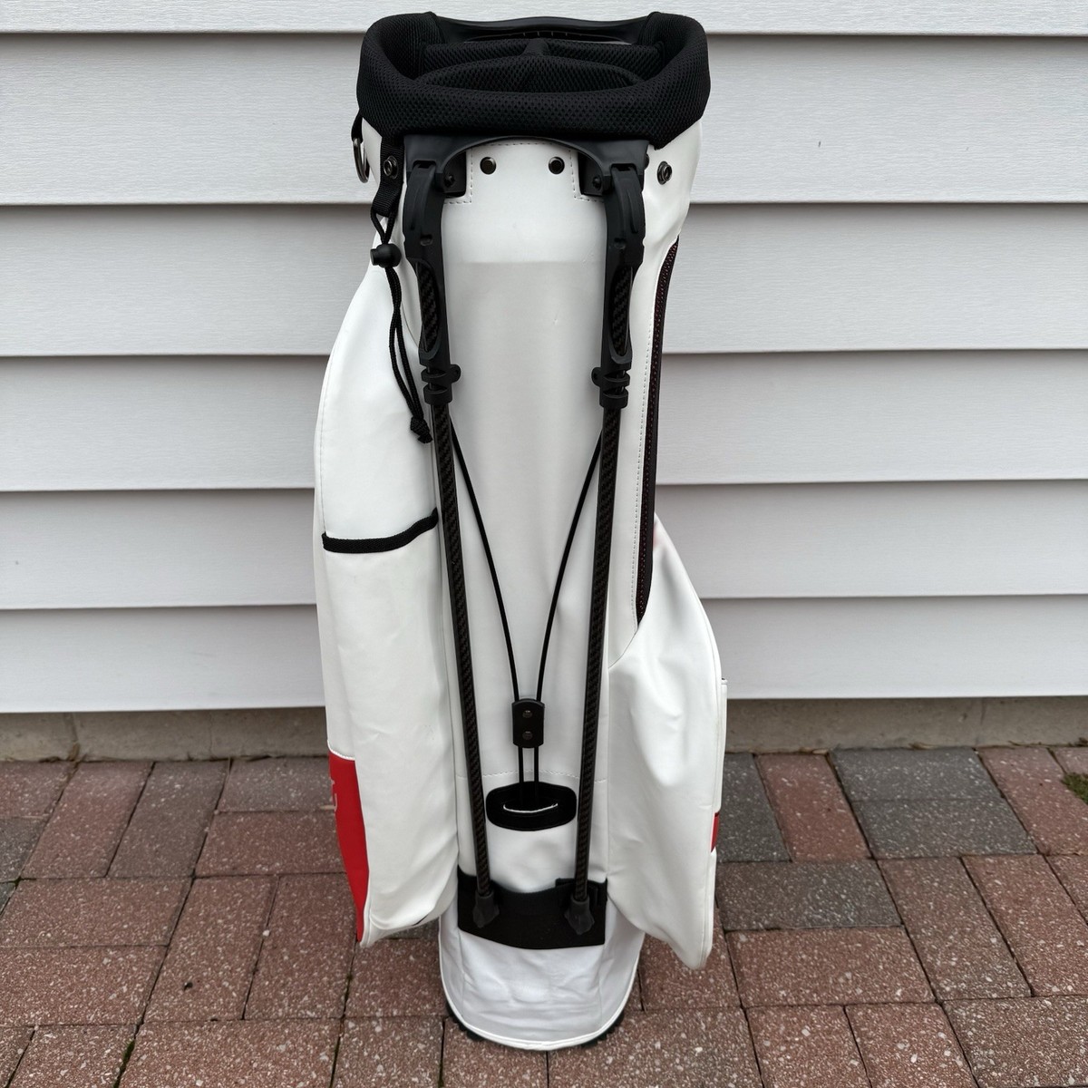 Cobra Vessel Caddy Stand Bag Rickie Fowler US Open Red White Blue