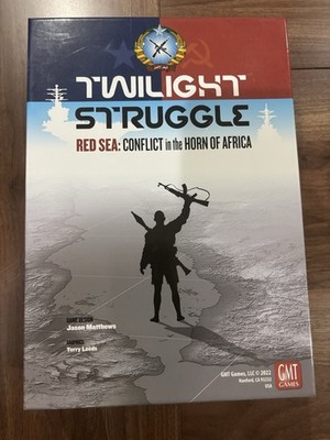 GMT Games Twilight Struggle: Red Sea Board Game, Solitaire System, 1-2 Players