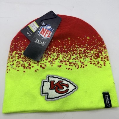 Kansas City Chiefs High Visibility Reflective Workwear Winter Knit Beanie NWT 