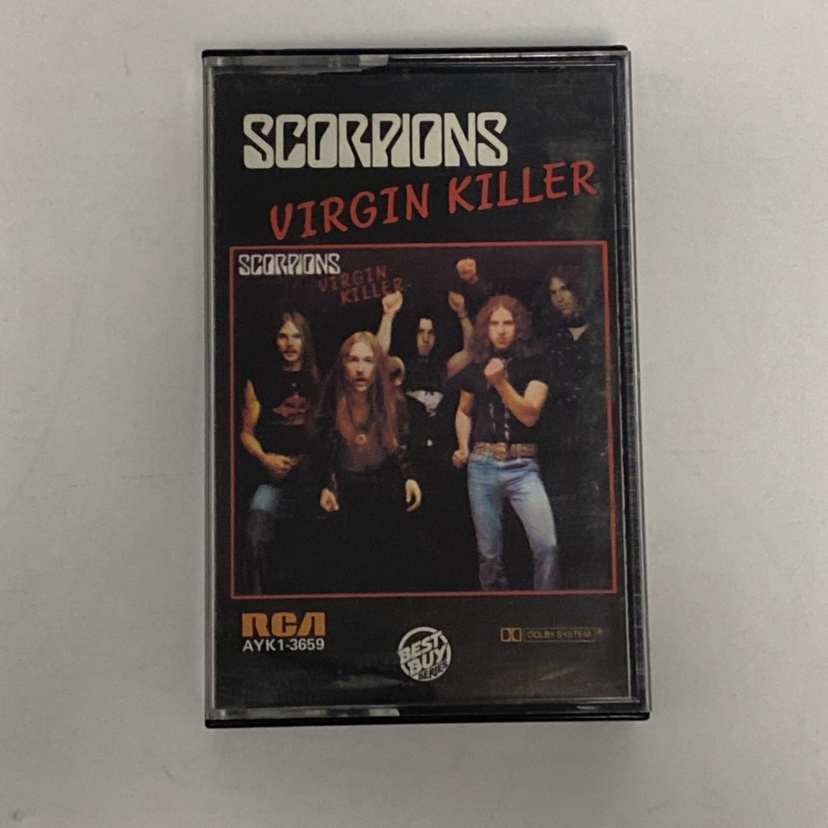 Scorpions - Virgin Killer (1976 Cassette Tape) RCA AYK1-3659 REAL