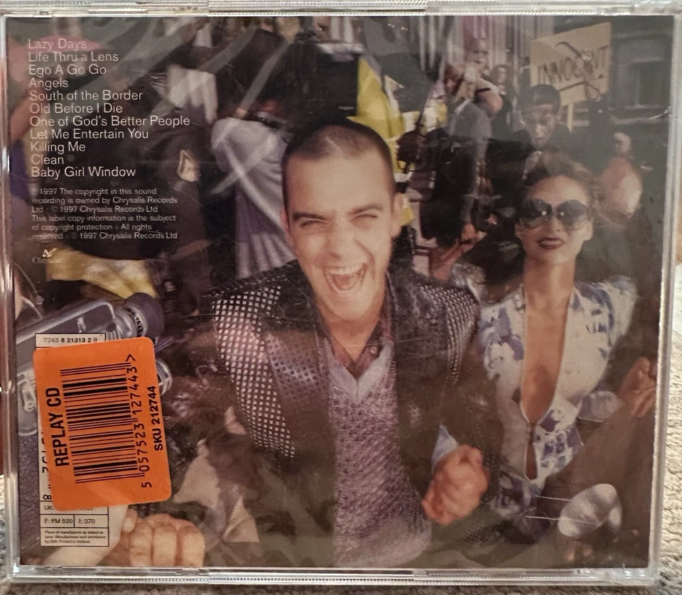 CD ALBUM NEW & SEALED ROBBIE WILLIAMS - LIFE THRU A LENS - Imagem 2 de 2