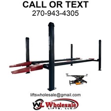 Katool Kt-4h120x 12000 Lb Heavy Duty 4-post Lift - One 7k Rolling Jack Included