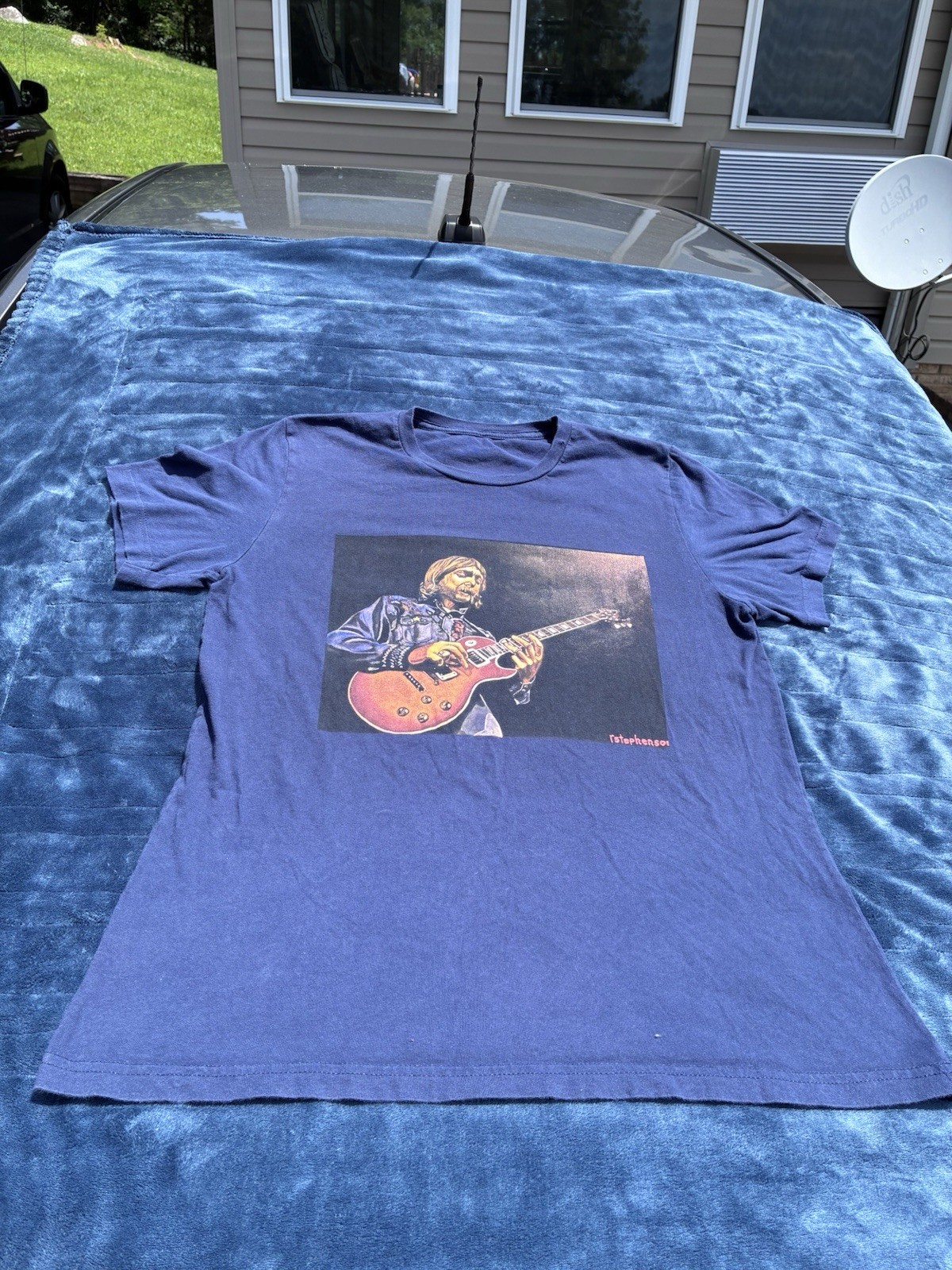 Vintage Medium Duane Allman Shirt Guitar Brothers Band  Y2K Rock And Roll