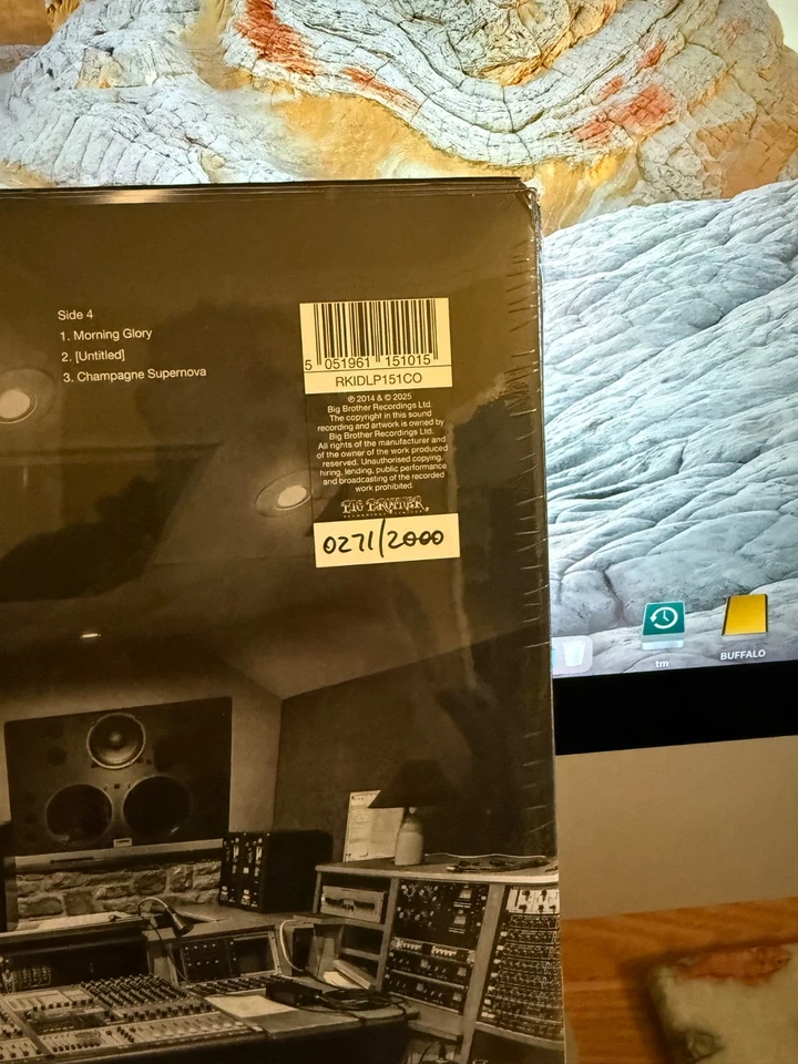 OASIS WHAT'S THE STORY MORNING GLORY? DOUBLE PEARL VINYL Damaged sleeve sealed - Image 3 of 3